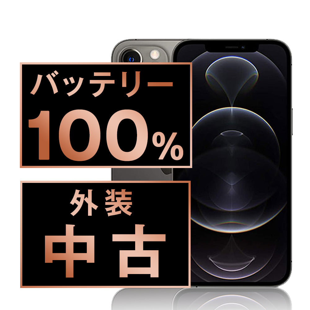 バッテリー100% iPhone12 Pro Max 128GB グラファイト Bランク SIMフリー