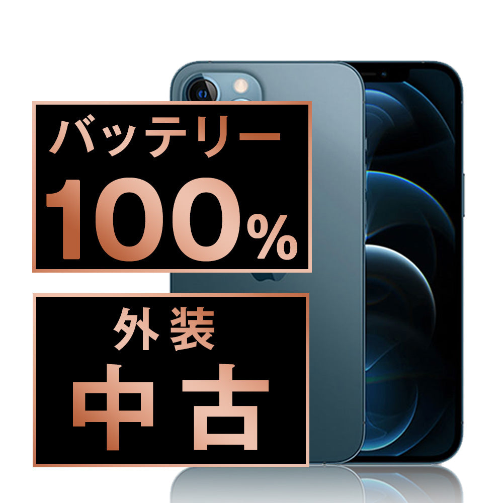 バッテリー100% iPhone12 Pro 256GB パシフィックブルー Bランク SIMフリー