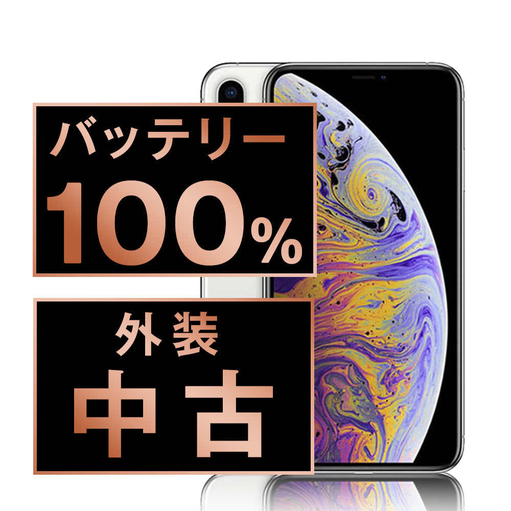 バッテリー100% iPhoneX 256GB シルバー Bランク SIMフリー